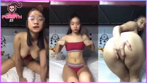 คลิปหลุดน้องนิ่ม สาวนักศึกษามหาลัย ปี1 เอาหีถูหมอนแก้เงี่ยนวันอยู่หอใน สาวแว่นก็เงี่ยนเป็น